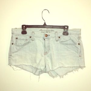 A&F Cut-Off Jean Shorts